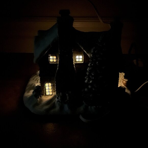 THOMAS KINCADE HAWTHORNE VILLAGE SANTAS WORKSHOP TOYS WORKING CHRISTMAS DECOR - Picture 9 of 10